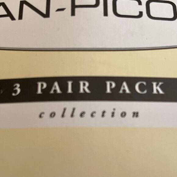 Evan-Picone Control Top Pantyhose 3-Pair Pack Color Beige Size AB (Small) C-20 - Picture 6 of 10